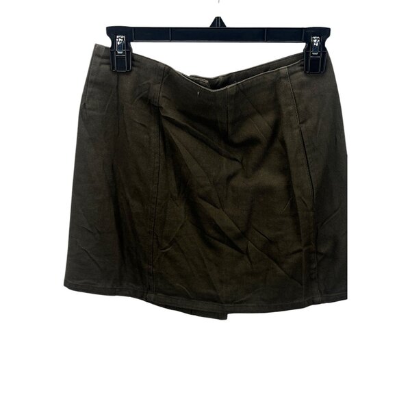 Chloe & Katie Black High-Waist Button-Up Mini Skirt Size S Dark Fairy Neutral - Picture 6 of 6